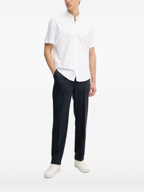 BOSS short-sleeved buttoned-down shirt