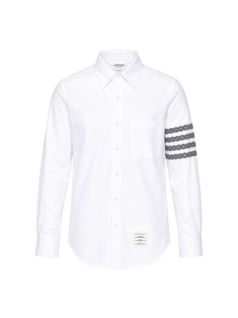 Thom Browne Straight Fit Long Sleeve Shirt