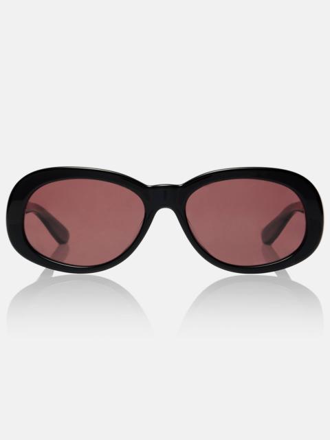 Brunello Cucinelli Claire Monili oval sunglasses