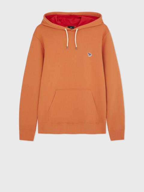 Paul Smith Orange Zebra Logo Organic Cotton Hoodie