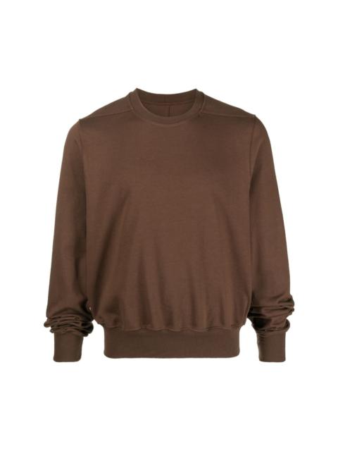 extra-long sleeve cotton sweatshirt