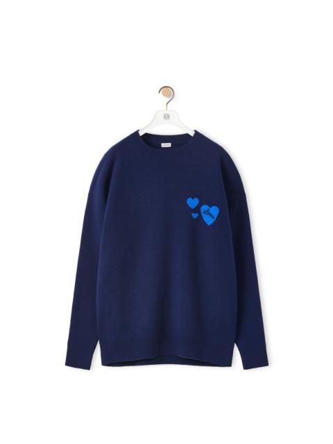 Loewe LOEWE heart sweater in wool
