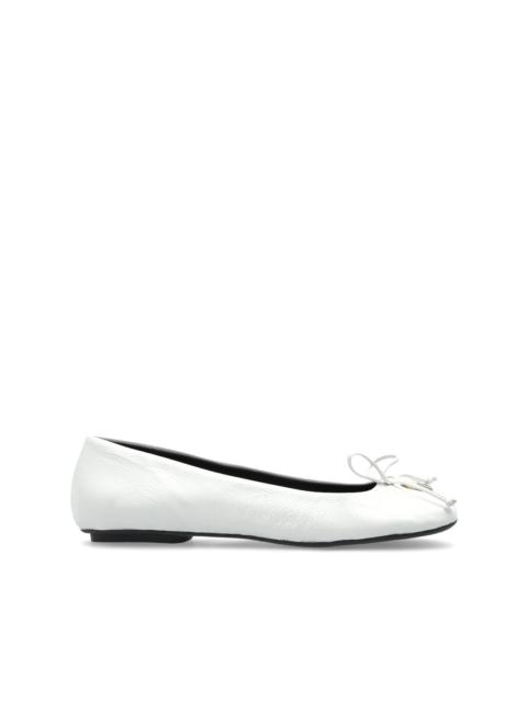 FURLA logo-plaque ballet flats