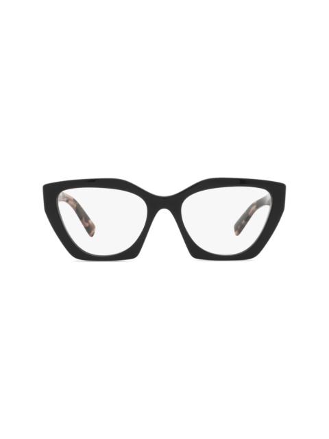 Prada tortoiseshell-arms glasses