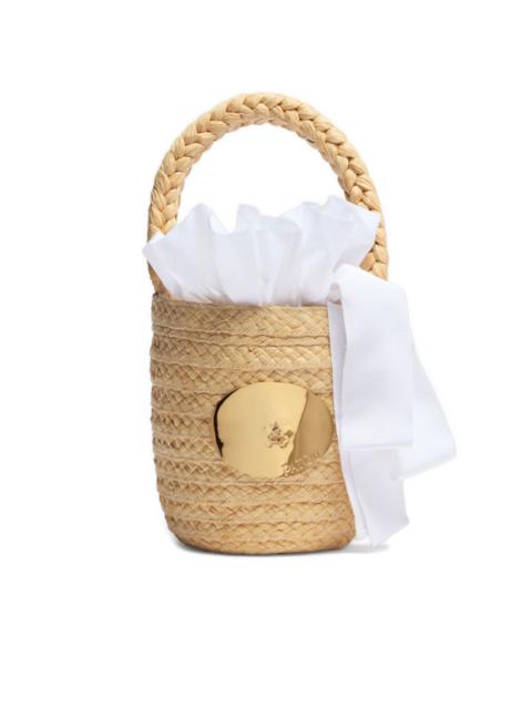 トートバッグ PATOU SS25 BORSA A SECCHIELLO IN VIMINI (AC003 0043102V) PATOU PATOU BORSA A SECCHIELLO IN VIMINI | baltini | REVERSIBLE