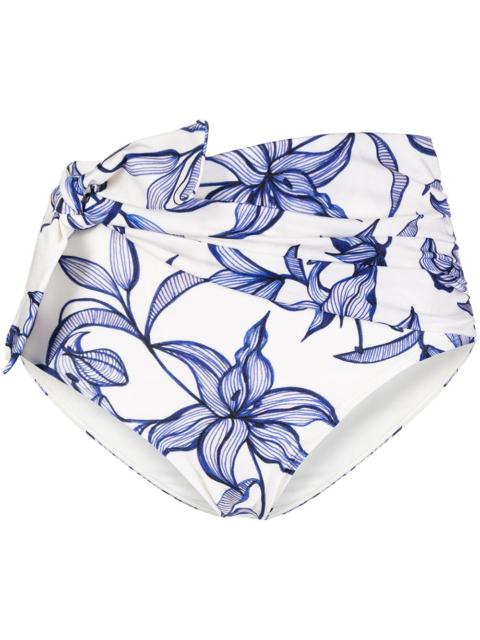 PatBO stargazer-print high-waisted bottoms
