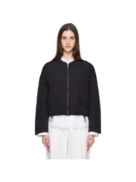 Maison Kitsuné Black Quilted Jacket