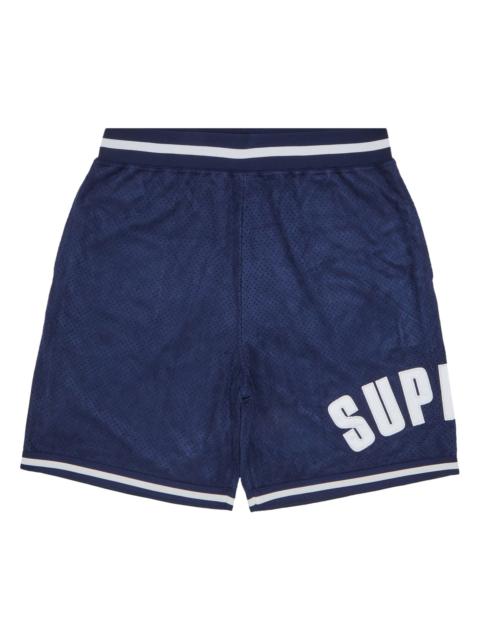 Supreme Supreme Small Box Baggy Mesh Short 'Navy' | REVERSIBLE