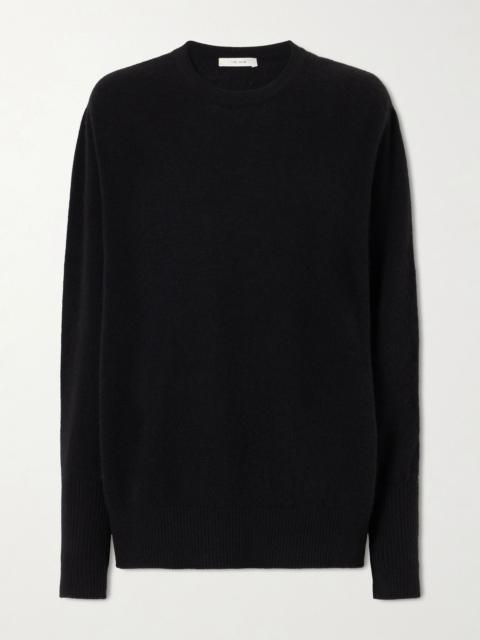 The Row Odelle cashmere knit sweater Black