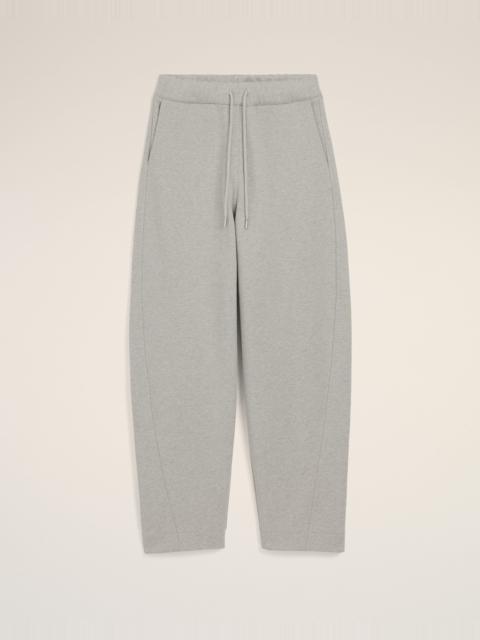 AMI Paris GREY COTTON TRACK PANTS WITH HERITAGE AMI PARIS LABEL