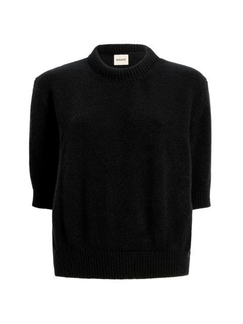 KHAITE Women's Davin Cashmere Sweater - Black