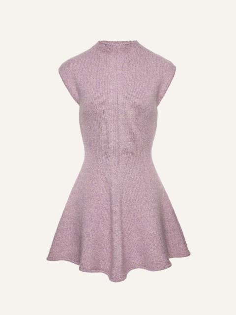 MAGDA BUTRYM Marled knit skater dress in pink