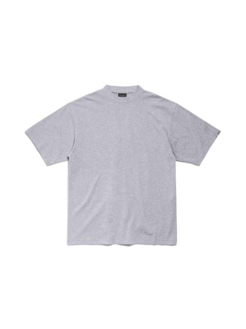 BALENCIAGA Men's Patch Garde-robe T-shirt Medium Fit in Grey