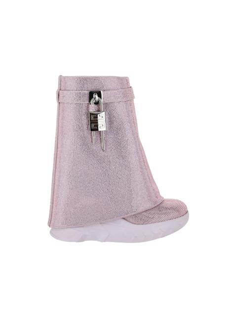 Givenchy Givenchy Shark Lock Biker Ankle Boots Soft Lilac (Women's)