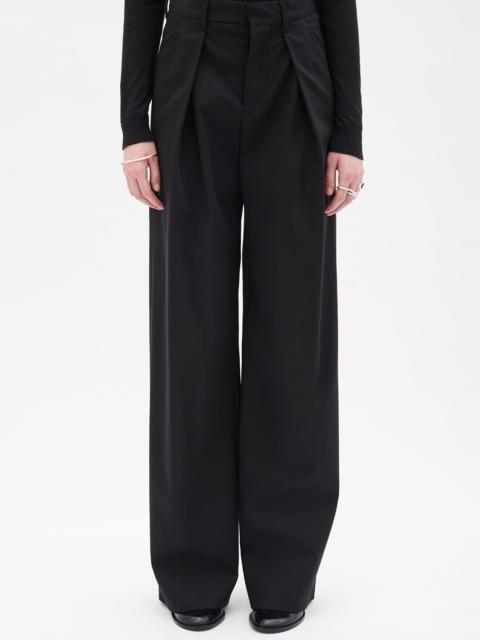 Ann Demeulemeester Nouke Wide Leg Pleated Trousers
