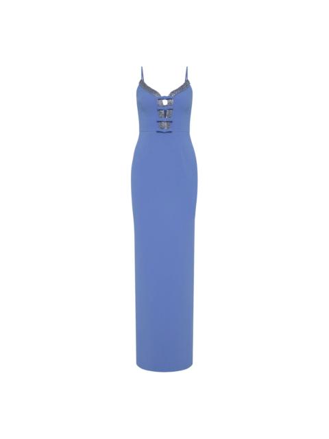 REBECCA VALLANCE Preston Diamante Bow Gown