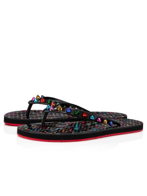 Christian Louboutin Loubi Slip Spikes Woman BLACK/MIX MULTI