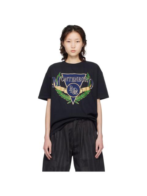 Rhude Black Montenegro Regatta T-shirt