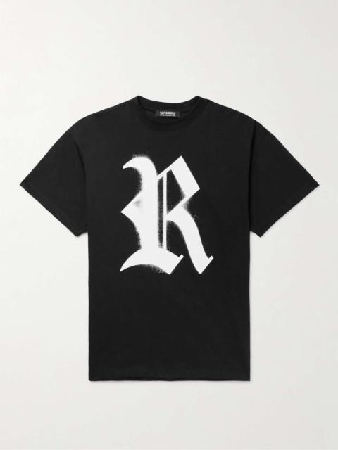 Raf Simons Logo-Print Cotton-Jersey T-Shirt