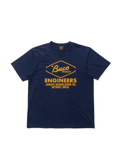 The Real McCoys BC24003 Buco Tee / Engineers Navy