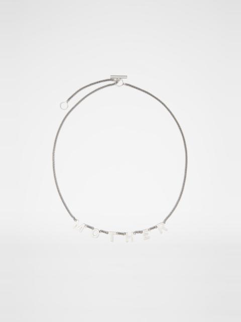 Jil Sander Lettering Necklace