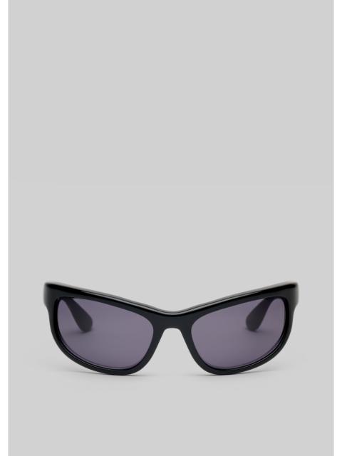 PORT TANGER Port Tanger Agha Sunglasses - Black Acetate / Black Lens