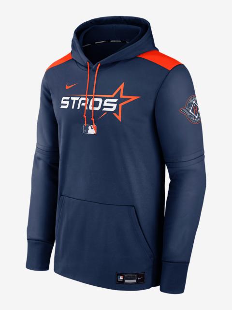 Nike Houston Astros Authentic Collection City Connect Men's Nike Therma MLB Pullover Hoodie