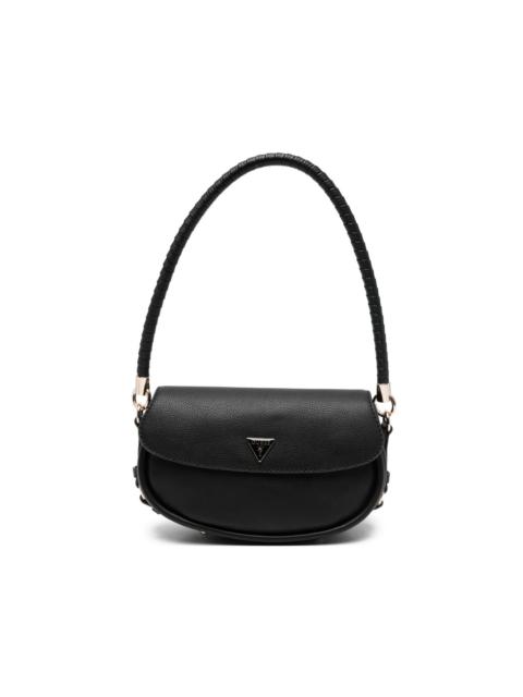 GUESS USA Danya triangle logo leather tote bag