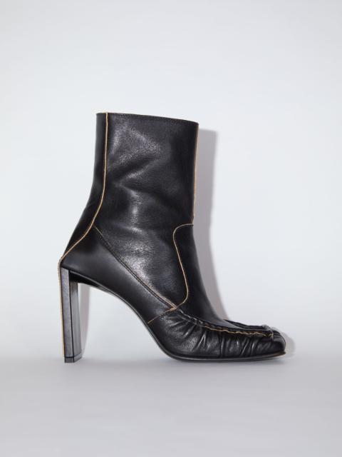 Acne Studios Leather ankle boots - Black