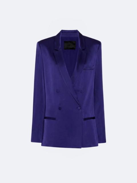 LAPOINTE Satin Double Breasted Blazer