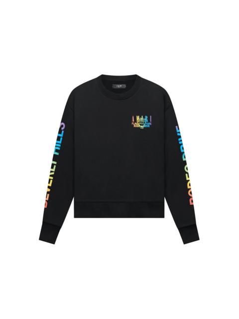 AMIRI AMIRI Exclusive Beverly Hills Crewneck Black/Rainbow