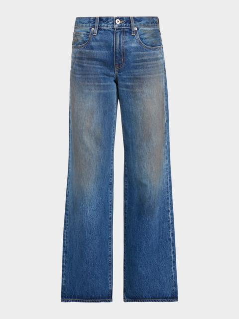 SLVRLAKE Mica Low-Rise Wide Relaxed Jeans