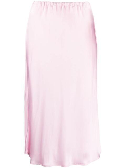 Jil Sander elasticated-waist flared midi skirt