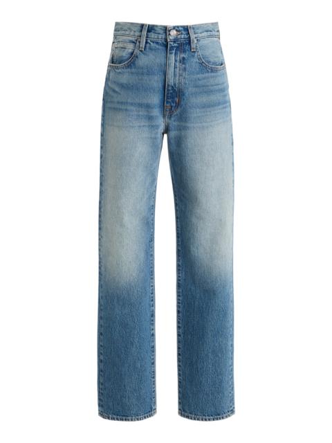 SLVRLAKE Jade Rigid High-Rise Slim Bootcut Jeans light wash