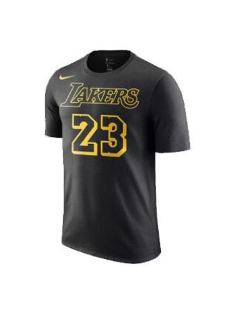 Nike Nike Los Angeles Lakers Lebron James Lakers Short-Sleeved Man Black CJ0776-010