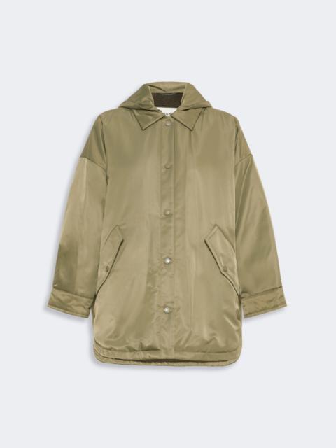 WEEKEND Max Mara SPIGOLA Reversible down jacket in water-repellent twill - KAKI