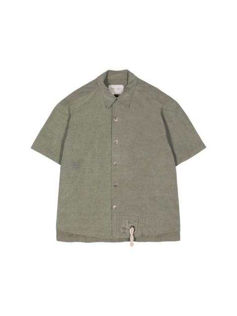 Greg Lauren Army Tent cotton shirt