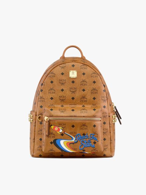MCM Stark Side Studs Backpack in Rocket Visetos