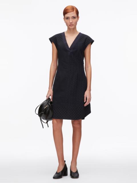 3.1 Phillip Lim Broderie Anglaise Patchwork Sleeveless Dress