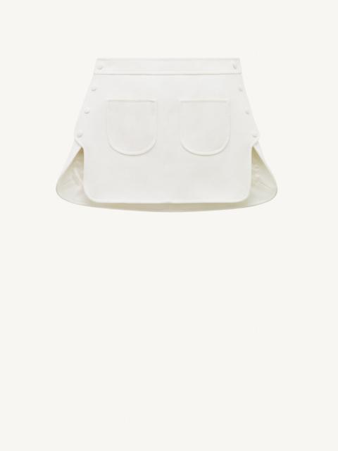 courrèges WAVE MINI SKIRT