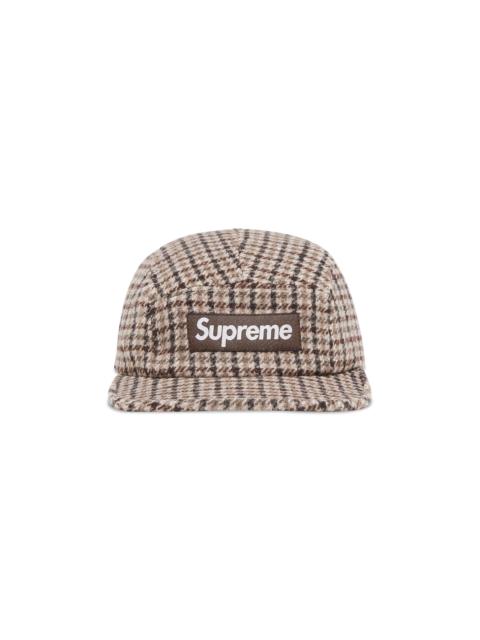 Supreme Houndstooth Wool Camp Cap 'Tan'