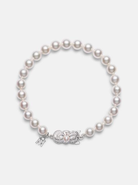 MIKIMOTO 18kt white gold bracelet with pearls