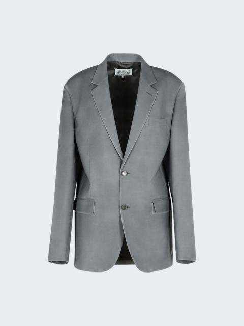 Maison Margiela Mohair Wool Blazer Medium Grey