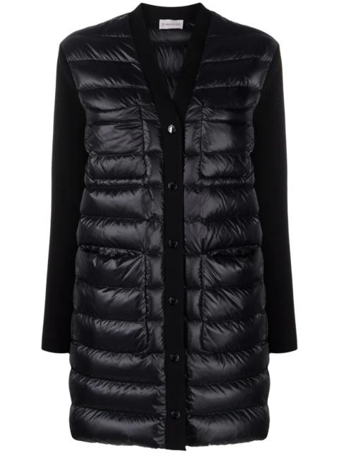 Moncler V 목 패딩 코트