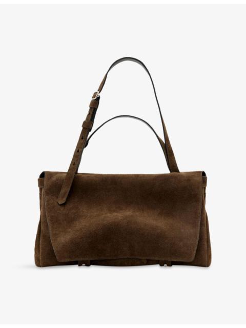 ALLSAINTS Joan Suede Satchel Bag