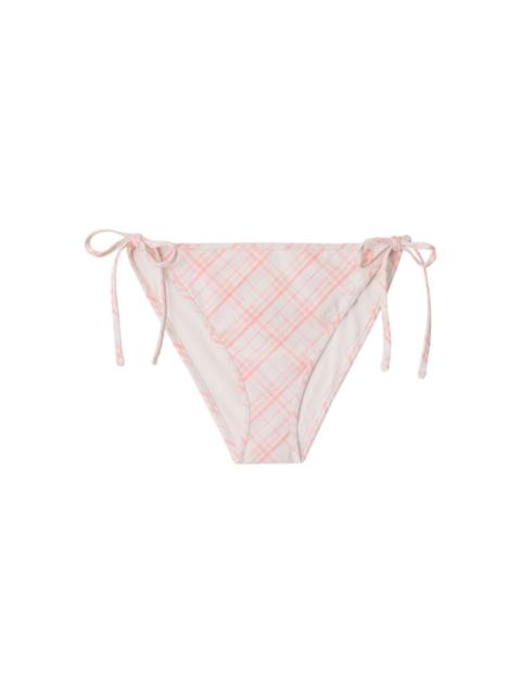 Burberry check bikini briefs