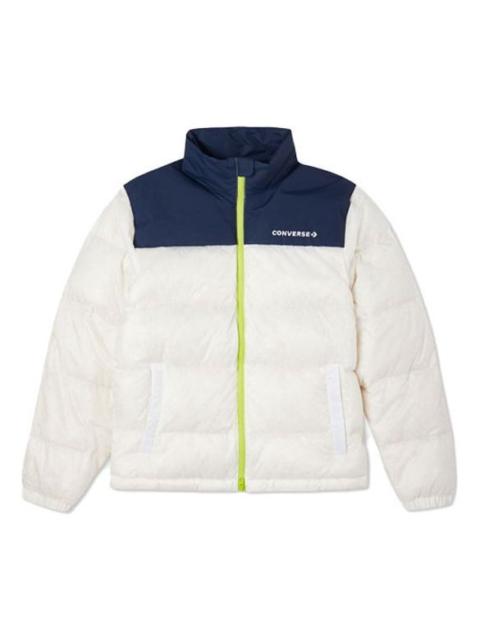 Converse Converse Short Down Jacket 'White Midnight Navy' 10022767-A01