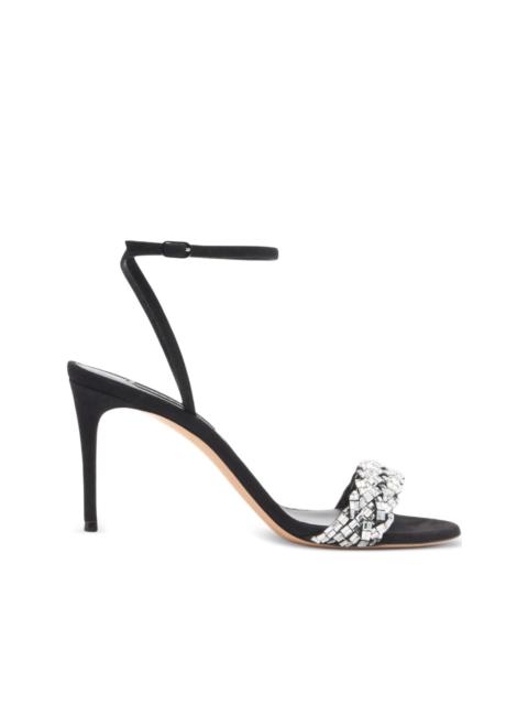 CASADEI 80mm Julia embellished-braided sandals