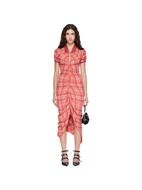 Vivienne Westwood Pink Pulling Midi Dress