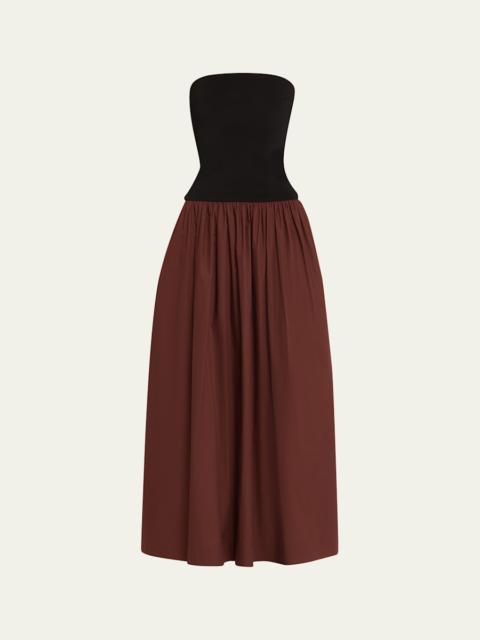 ESSE Studios Strapless Knit Cotton Dress